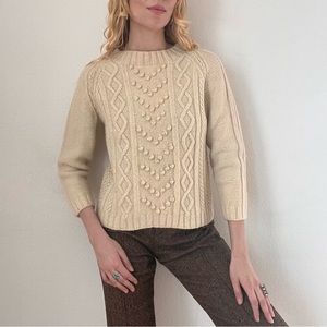 Vintage Cable Knit Sweater